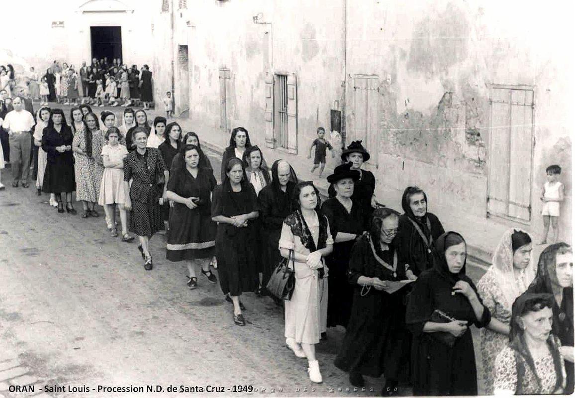 922- Oran - 1949 Procession vierge de Santa Cruz.jpg